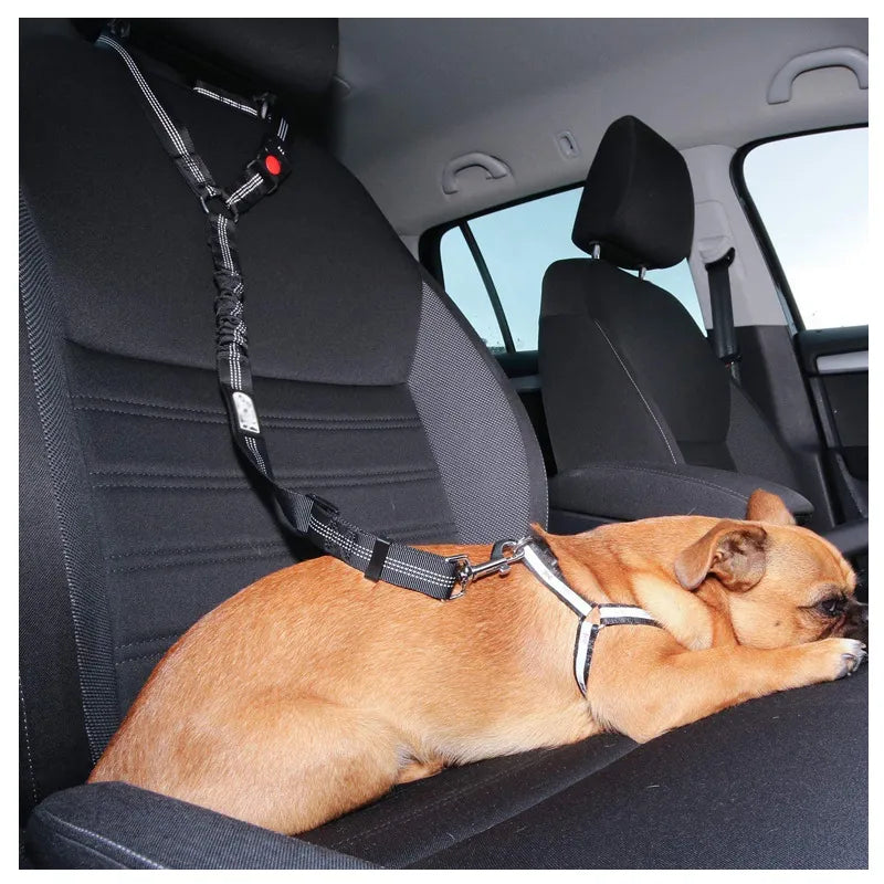 Two-in-one Dog Safety Belt Pet Car Safety Belt Can Be Adjusted for Pet Accessories of Cat and Dog Collar Dog Collar  Cat Collar