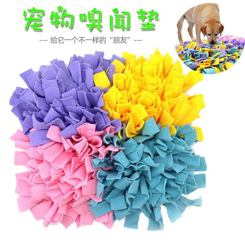 Cross-border factory direct dog sniffing dog dog leaking educational toys pet anti-dismantling home mat anti-food blanket