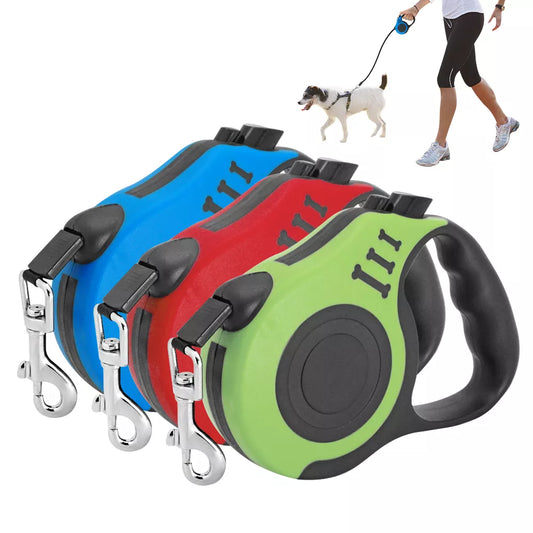 Retractable Dog Leash Automatic 3M/5M Flexible Dog Puppy Traction Rope Belt Extending Dog Lead for Small Large Dogs Pet Product