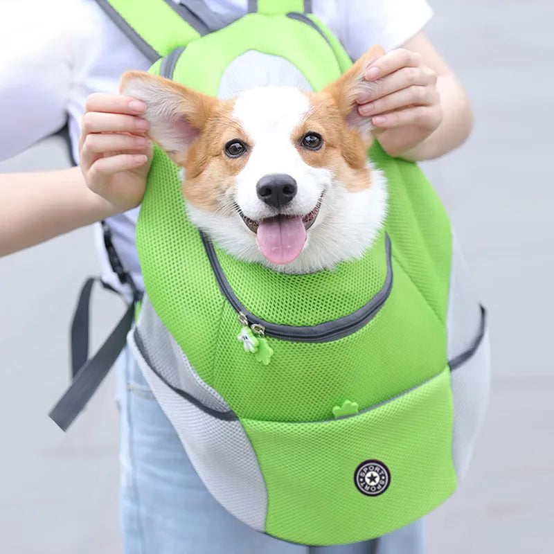 Pet Dog Carrier  Bag Backpack Outdoor Portable Dog Carrier  Bag Backpack Out Double Shoulder Travel Carrier For Dogs Travel Set