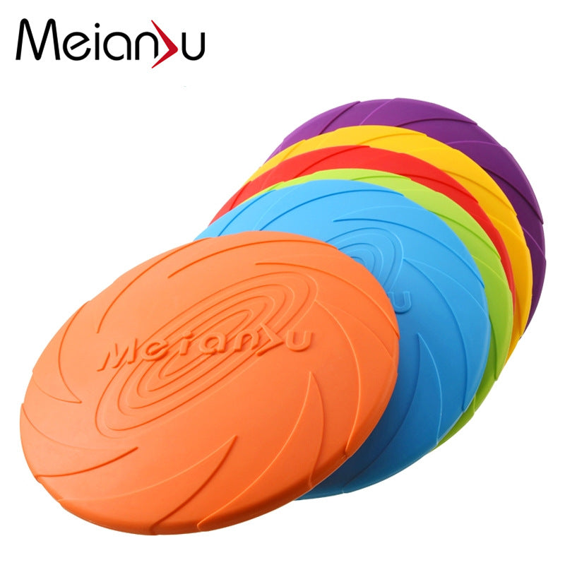 Dog flying pan pet toys interactive toy pet frisset floating water resistance snuffback training cross-border